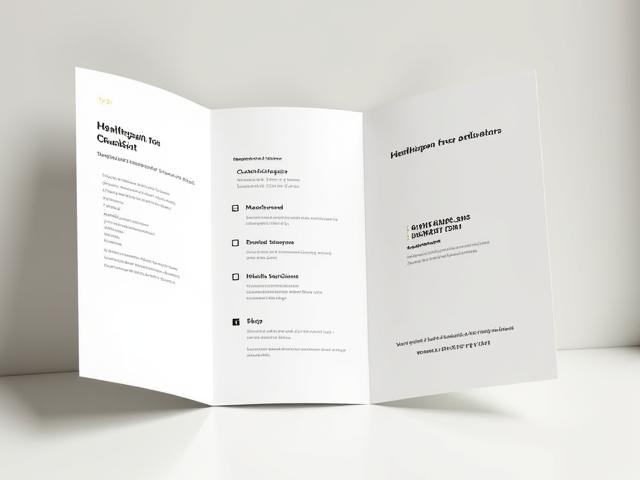 Mockup of Aurora Bloom's Healthspan Optimization Checklist PDF, showing actionable items and a clean design.