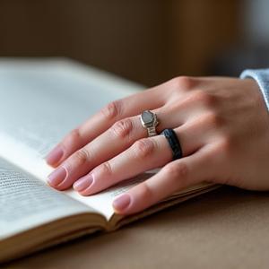 Oura Ring Gen3 on a person's finger